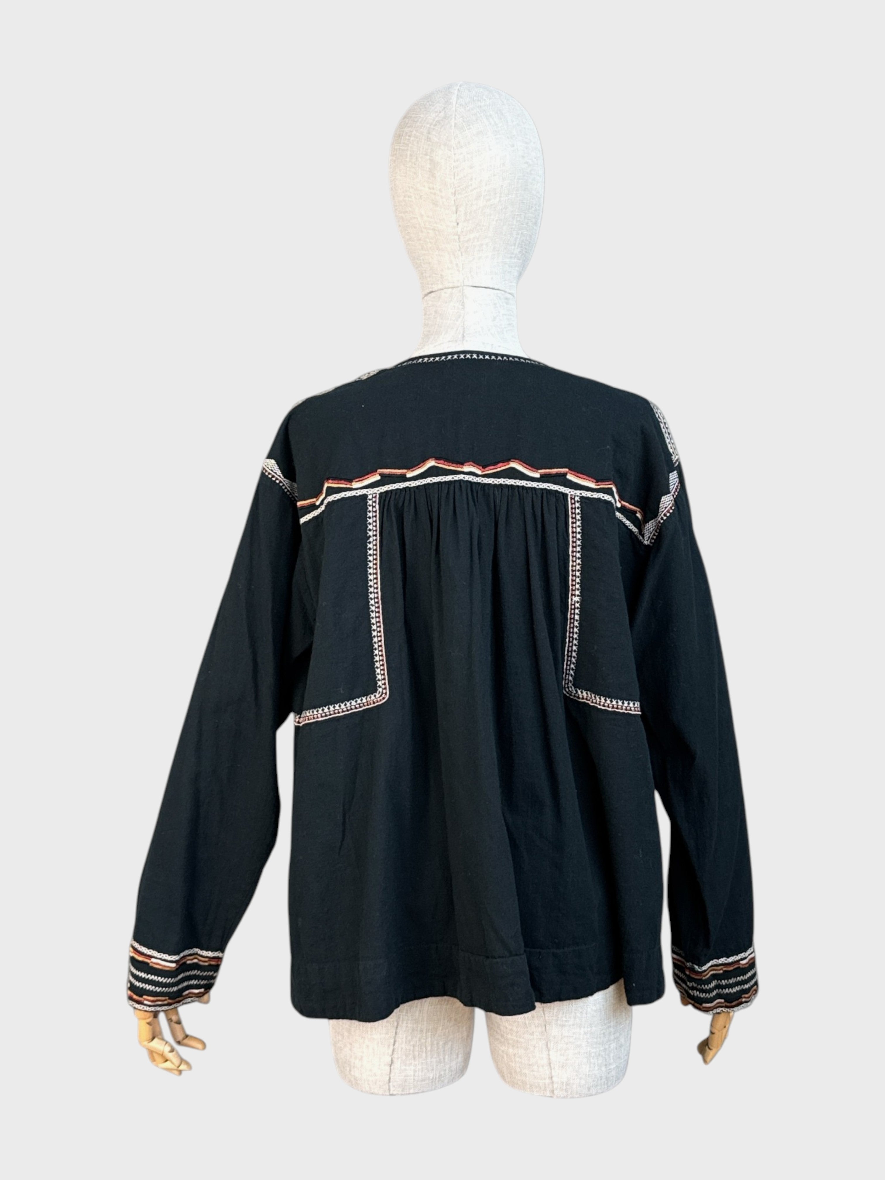 Isabel Marant star embroidered blouse, 100% cotton, M