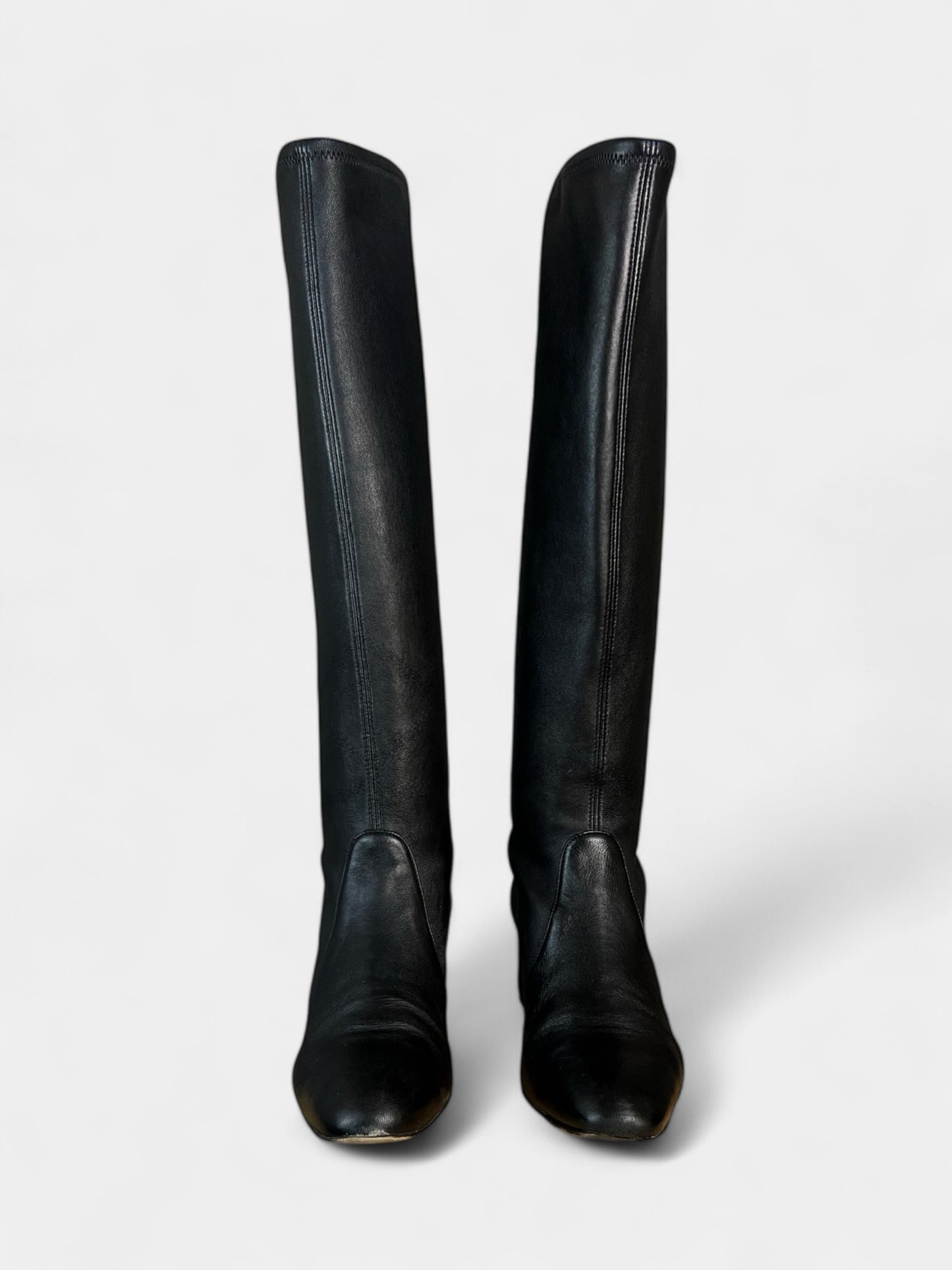 Bottes aux genoux Noire Stuart Weitzman, 7.5