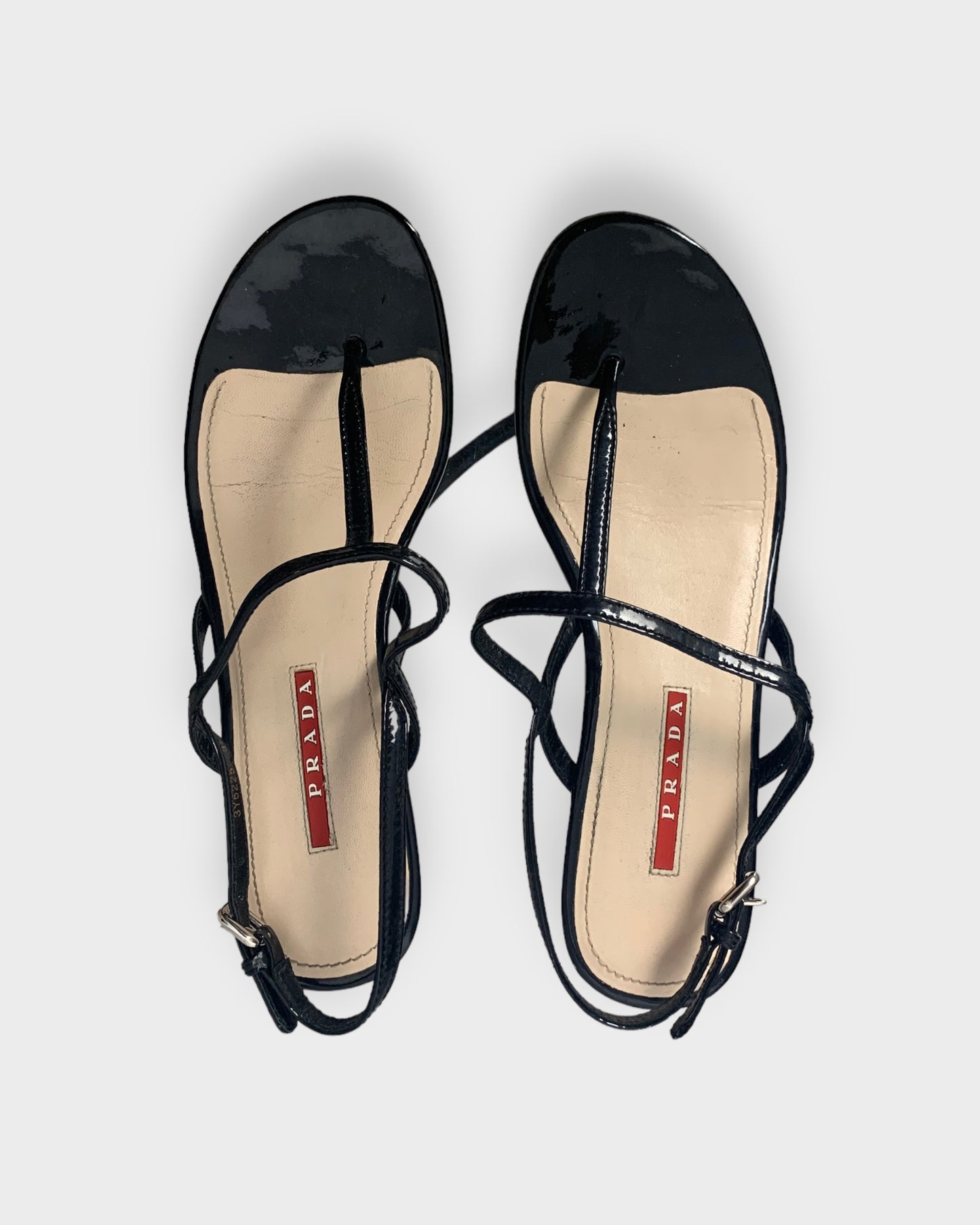 Sandales noires Prada, 38