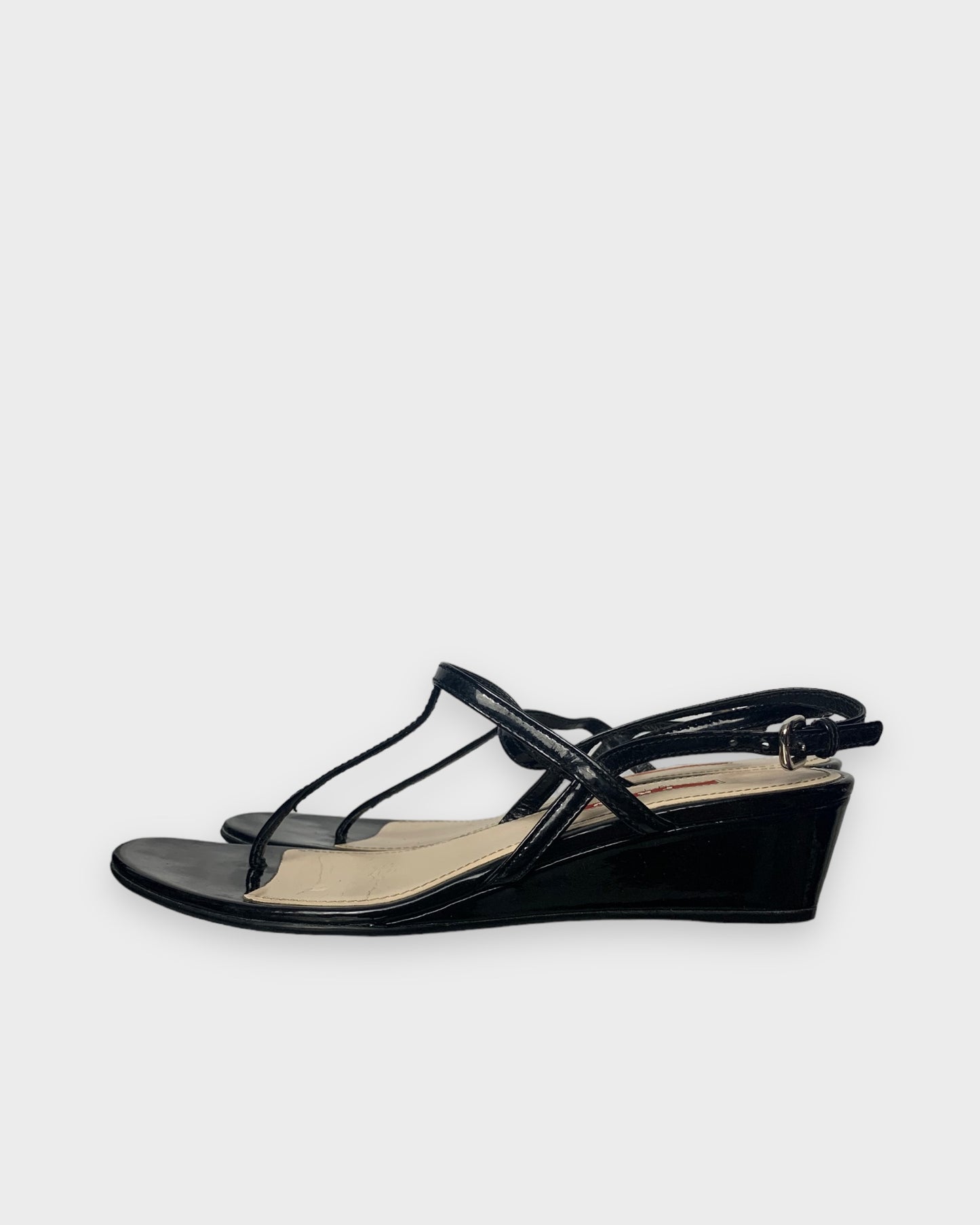 Sandales noires Prada, 38