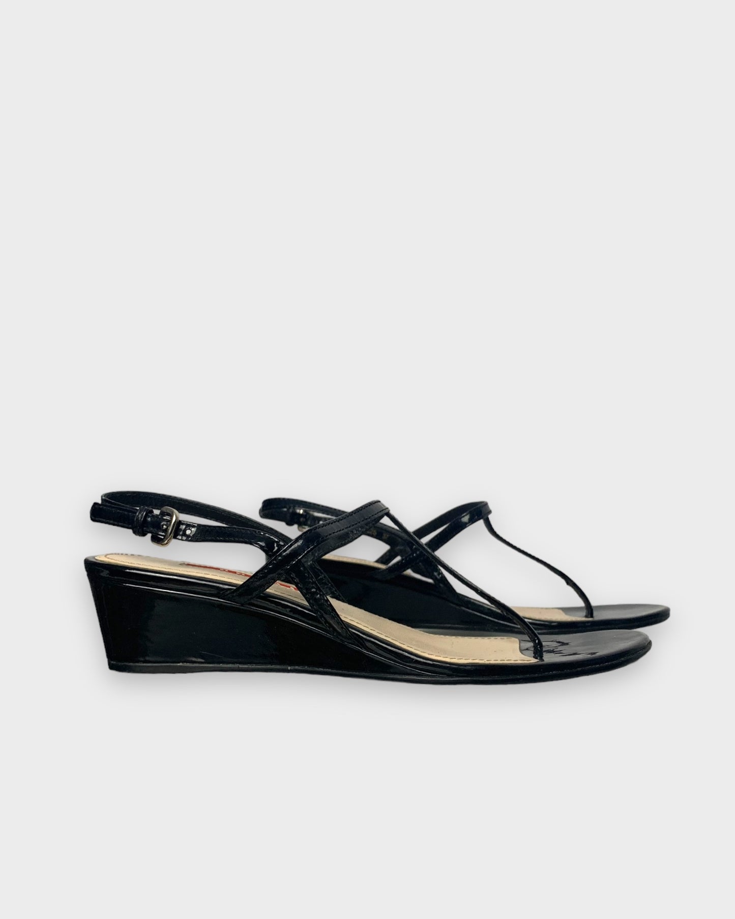 Sandales noires Prada, 38