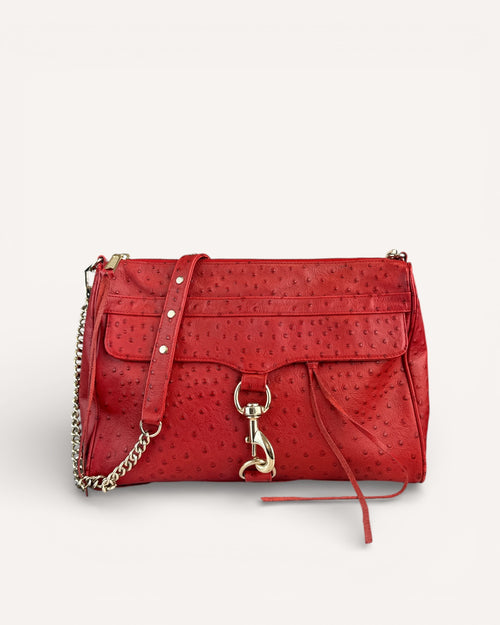 Sac Rebecca Minkoff en cuir rouge