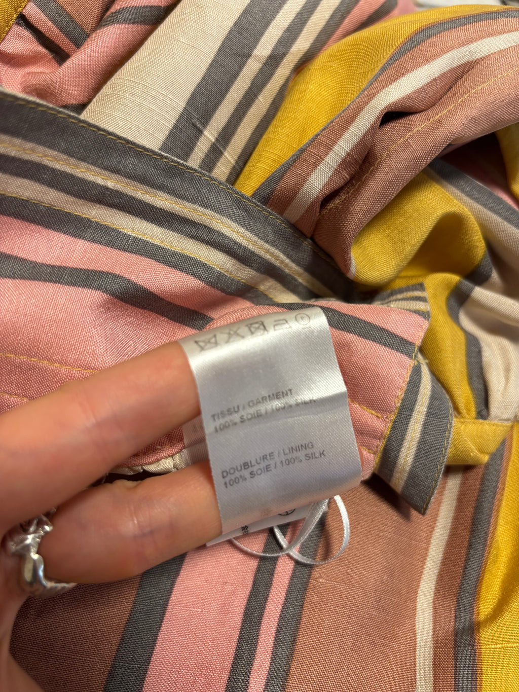 100% silk midi skirt, Chloé