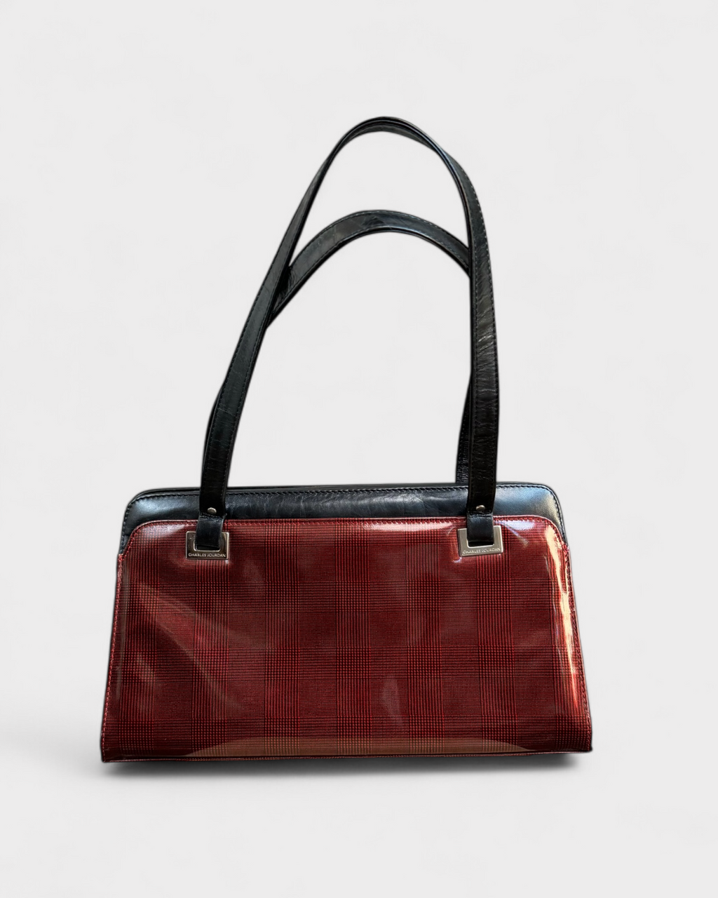 Red and black handbag, Charles Jourd
