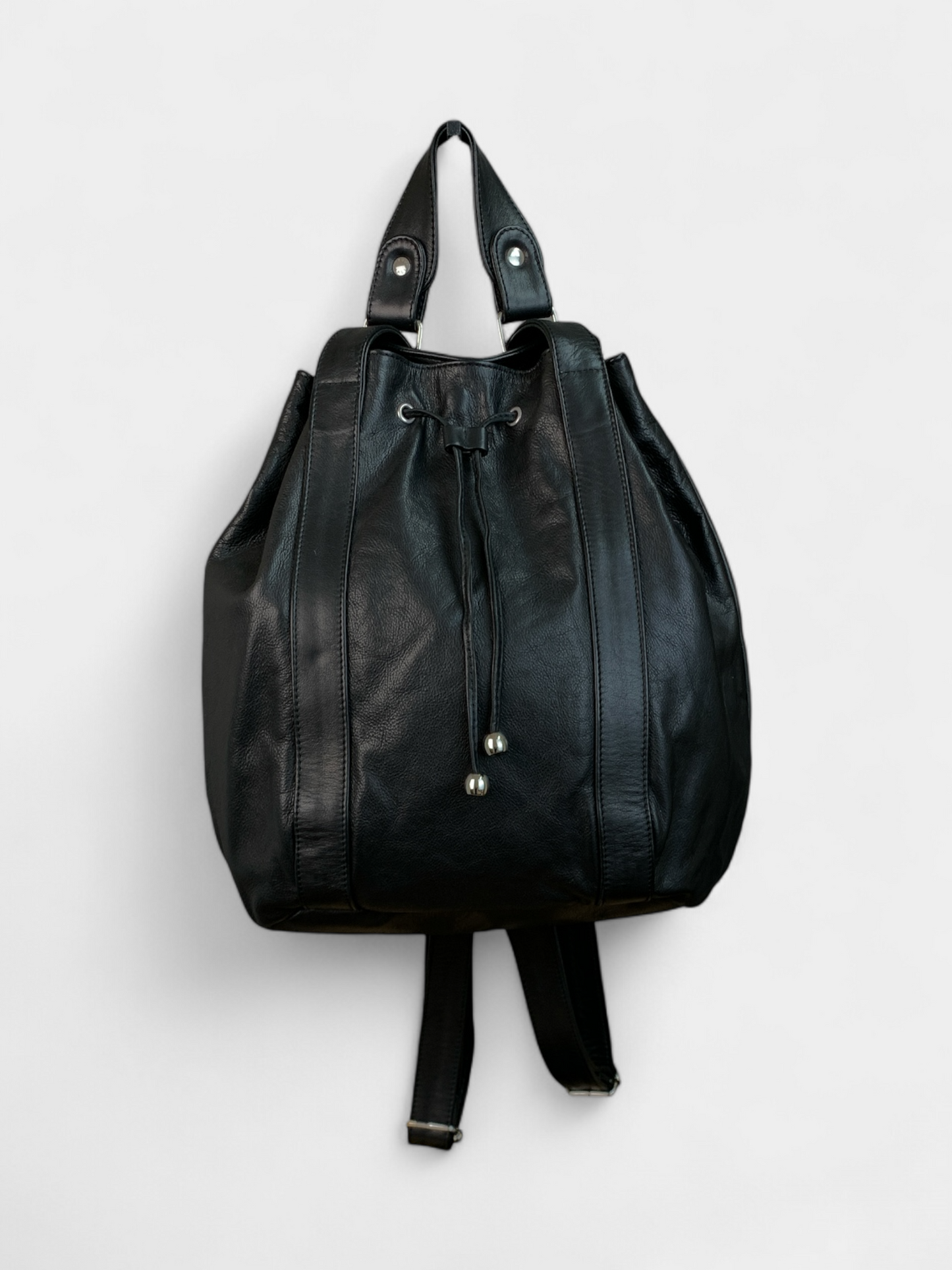 Sac à dos en cuir noir, Gerard Darel