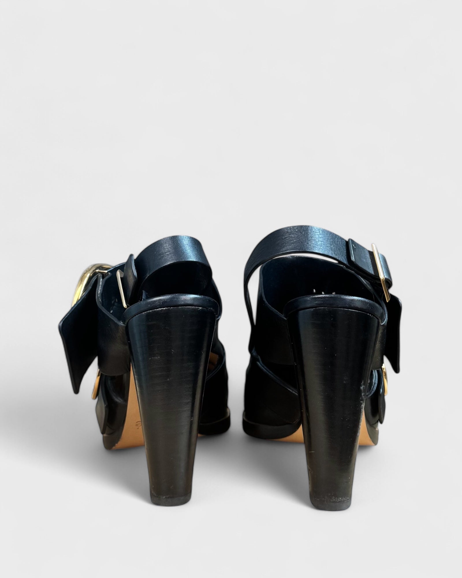 Talons boucles Noir Chloé , 40