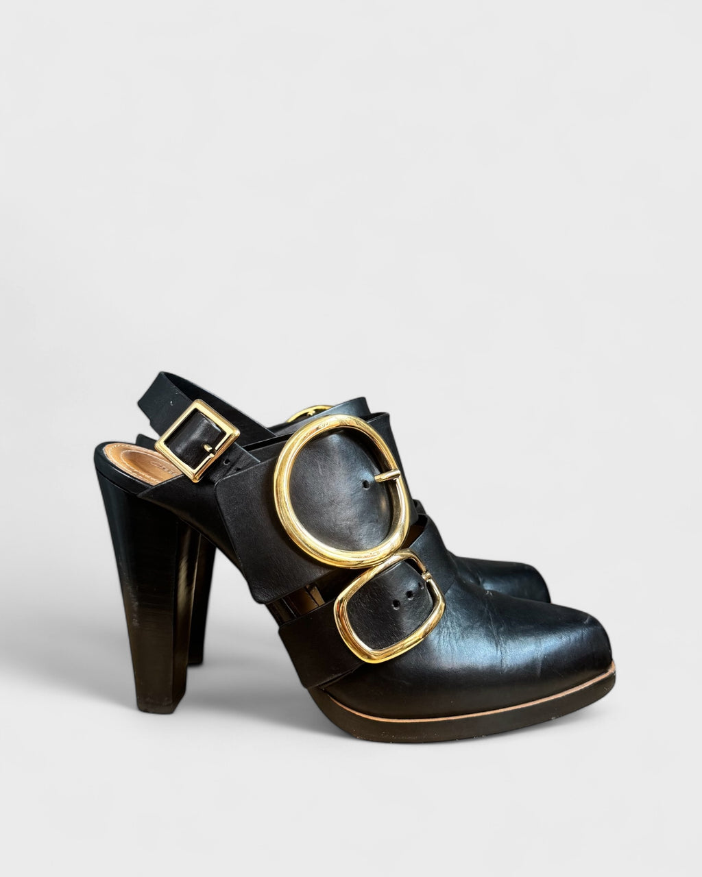 Talons boucles Noir Chloé , 40