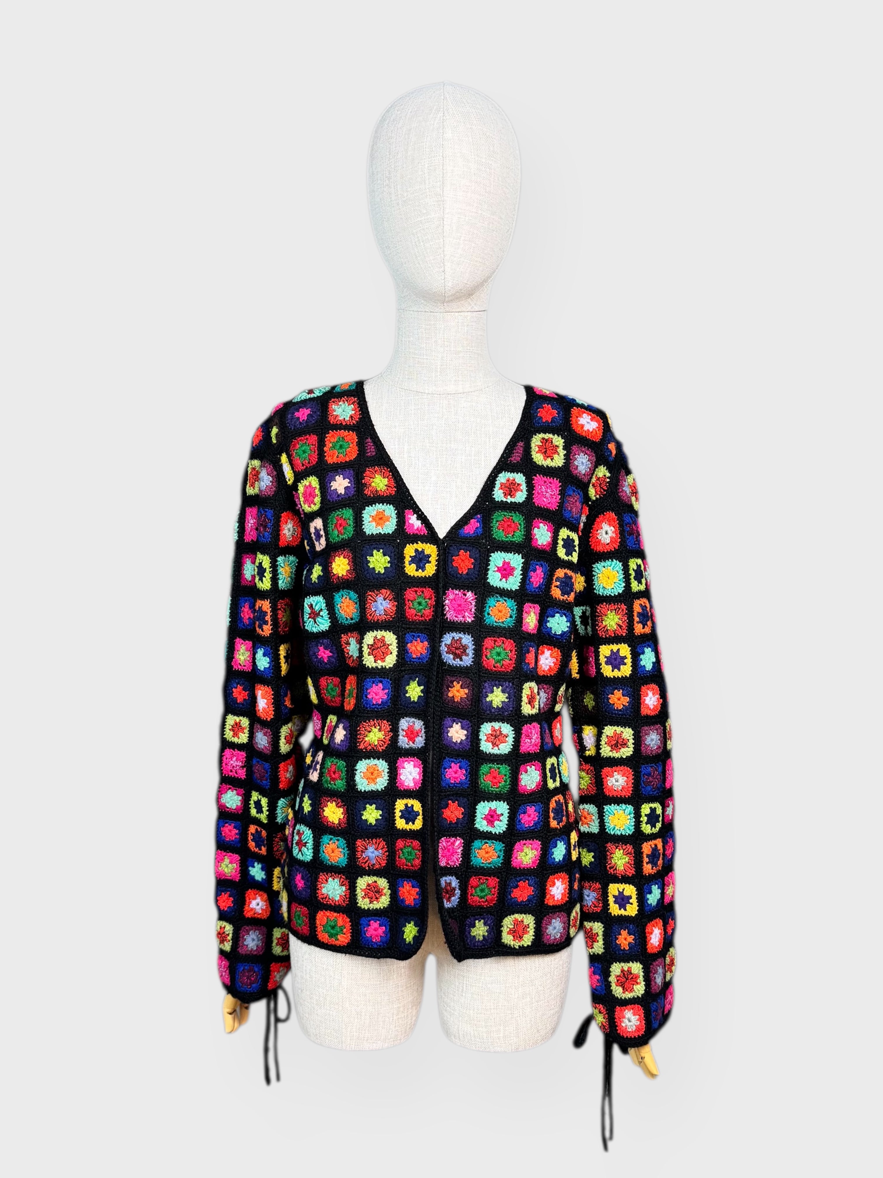 Cardigan crochet multicolore Kenzo Jeans , taille S