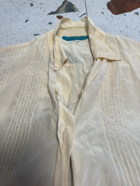 Cacharel 100% silk blouse, Beige, Size S